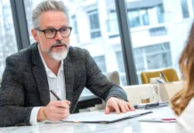 Dzień Otwarty Notariatu w Kaliszu spotkanie rozmowa mężczyzna