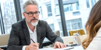 spotkanie rozmowa mężczyzna