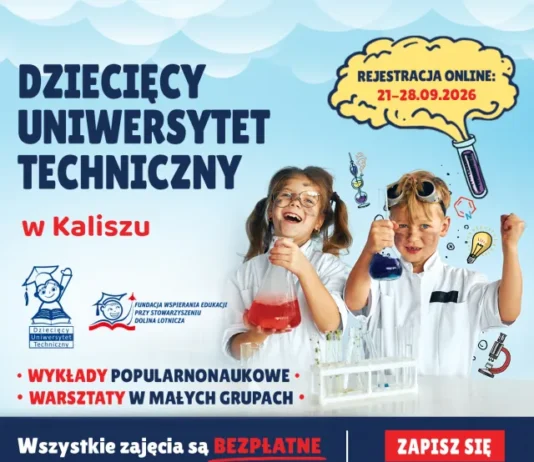 VI semestr Dziecięcego Uniwersytetu Technicznego w Kaliszu
